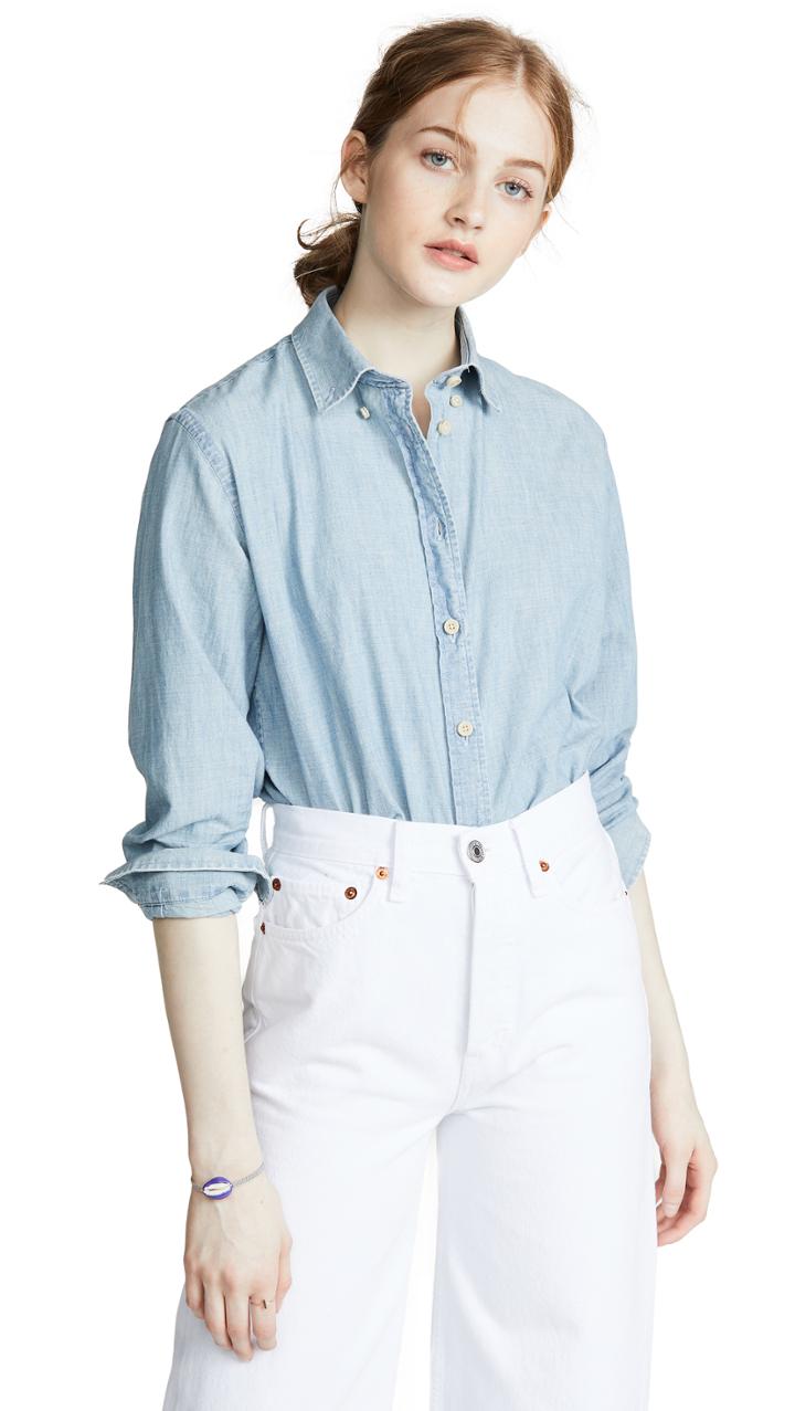 7 For All Mankind Button Down Shirt