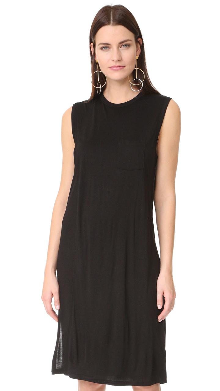Alexanderwang T Classic Overlap Dress With Pocket