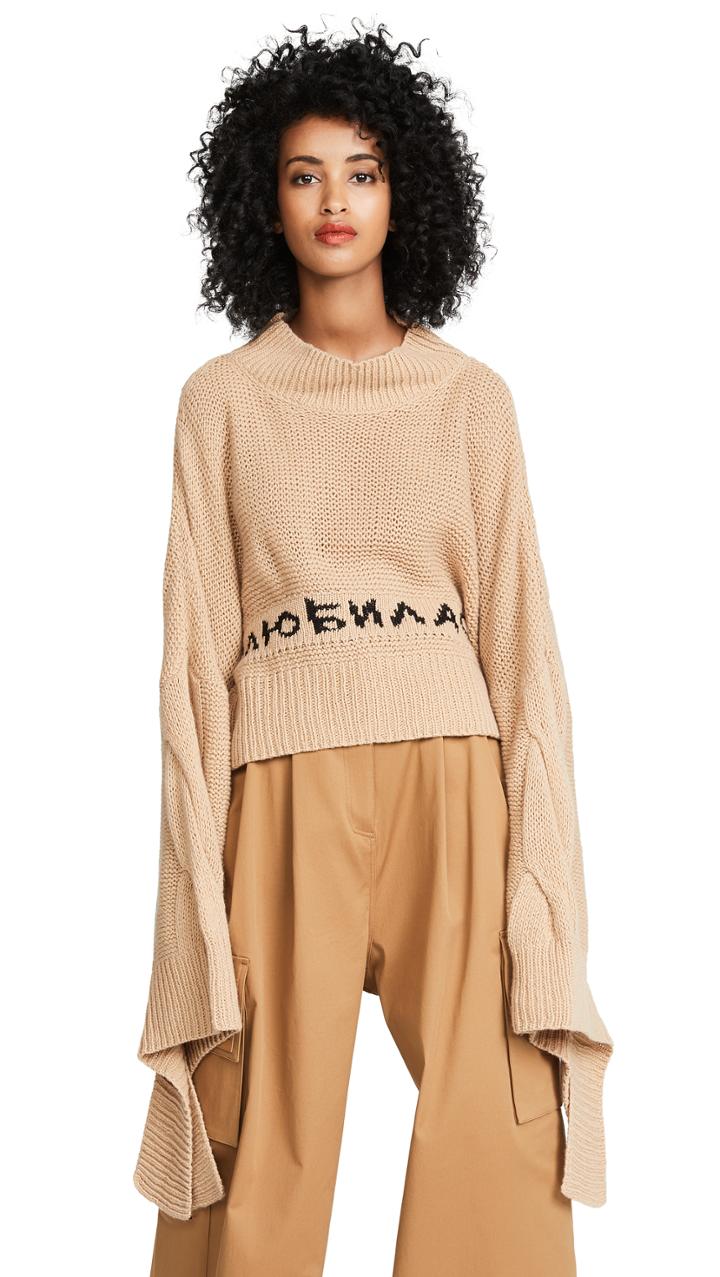 Natasha Zinko Cropped Cashmere Sweater