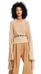 Natasha Zinko Cropped Cashmere Sweater
