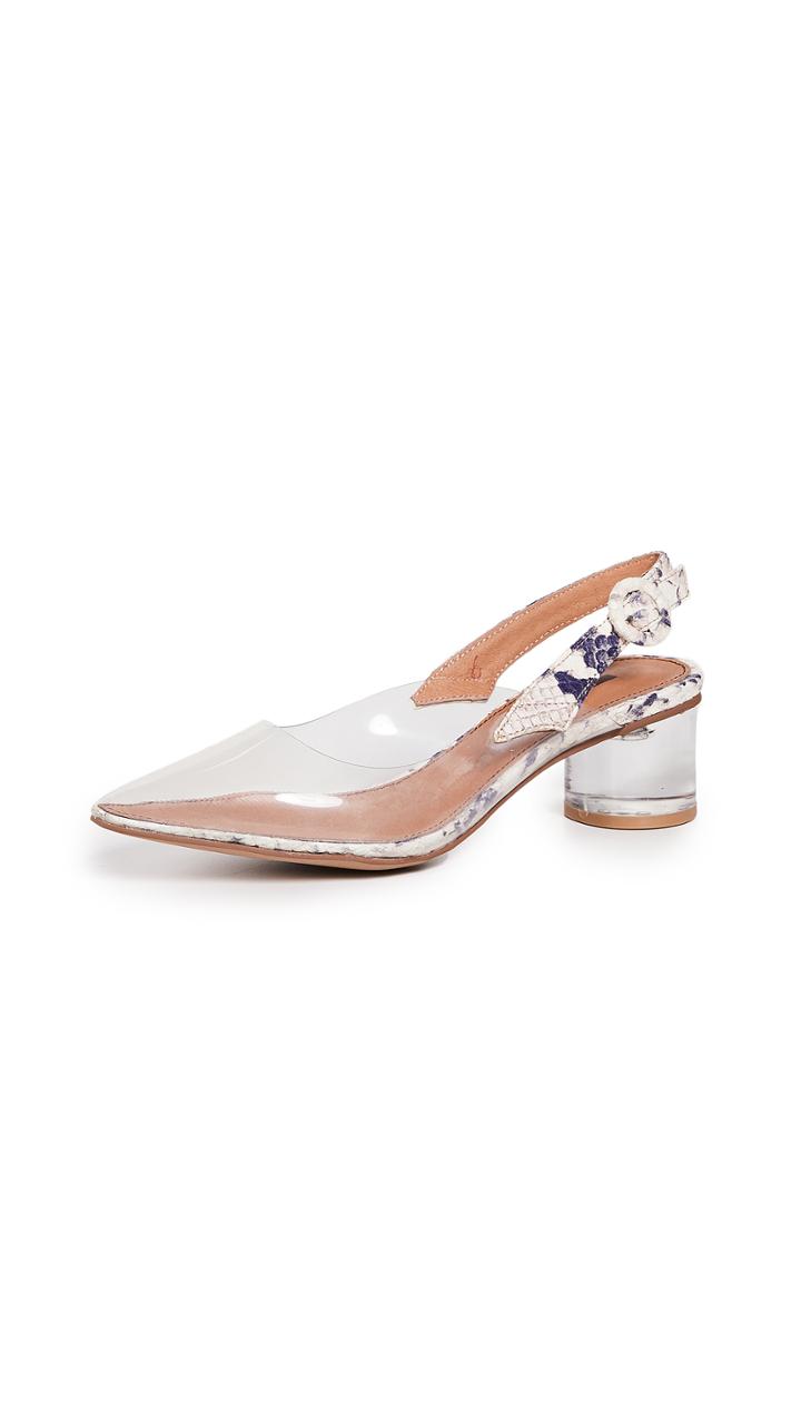 Matiko Zuma Vinyl Slingback Pumps