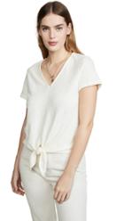 Madewell Modern V Neck Tie Front Tee