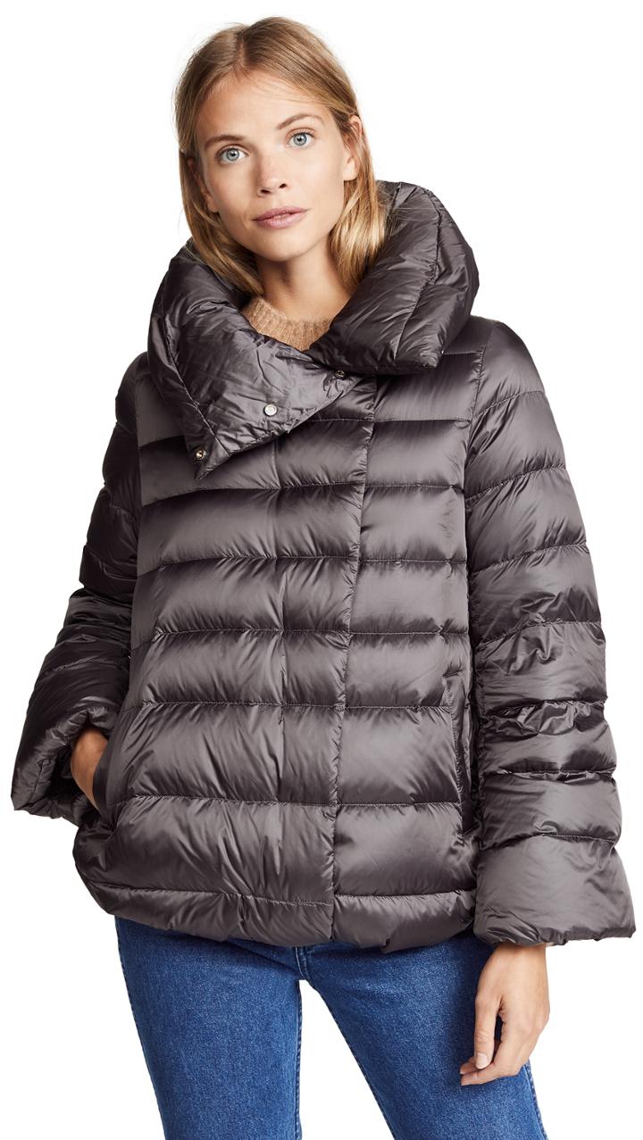 Add Down Down Short Cape Jacket