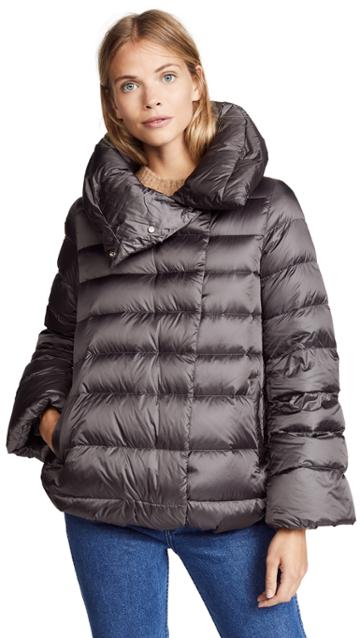 Add Down Down Short Cape Jacket