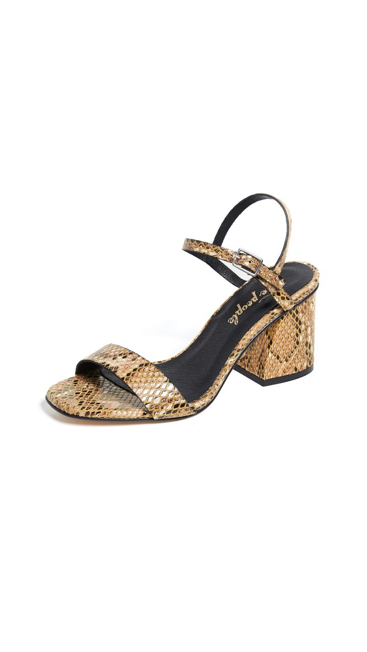 Free People Liv Block Heel Sandals