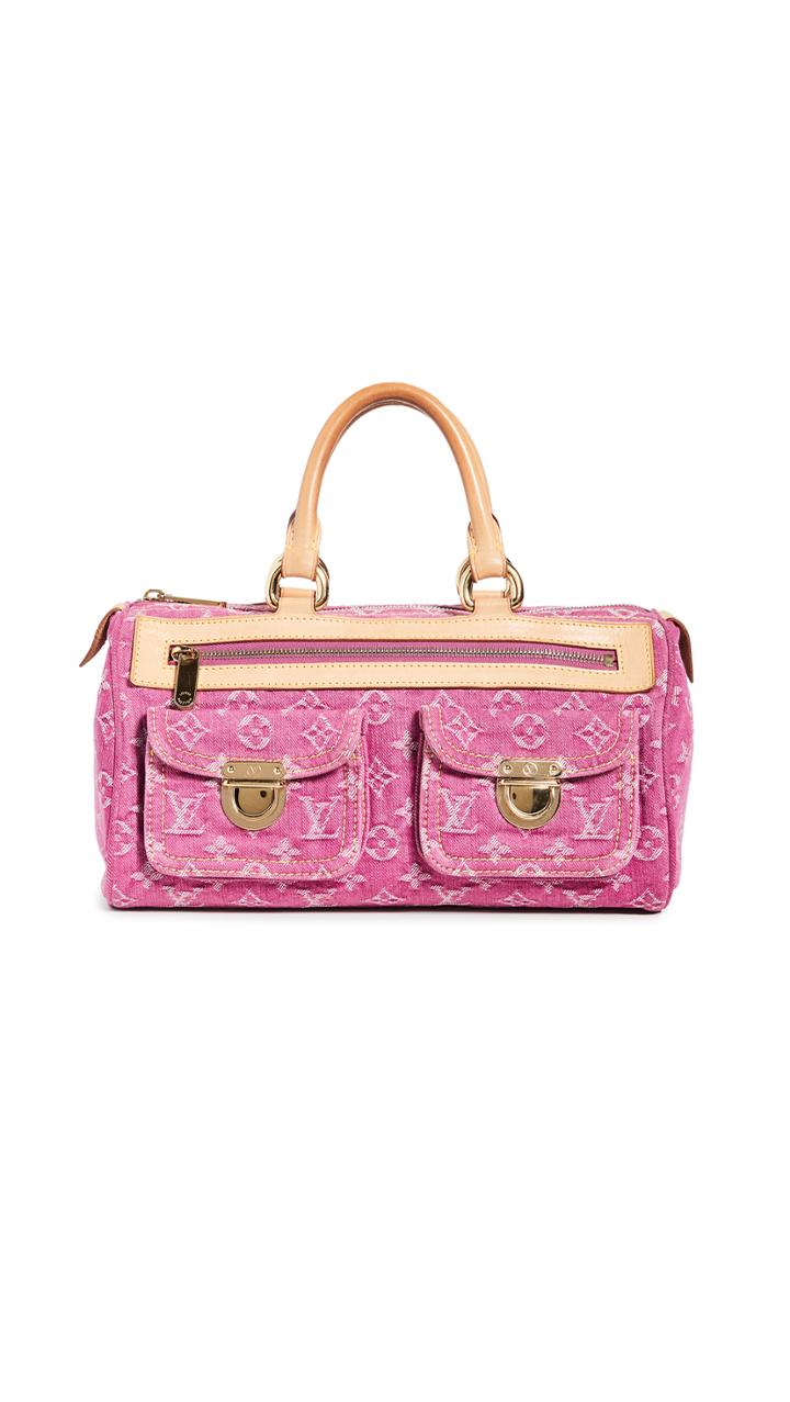 What Goes Around Comes Around Lv Pink Denim Neo Speedy