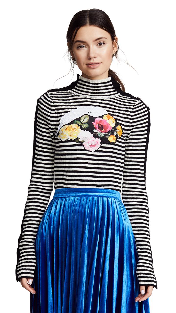 Prabal Gurung Engle Corset Waist Shorts