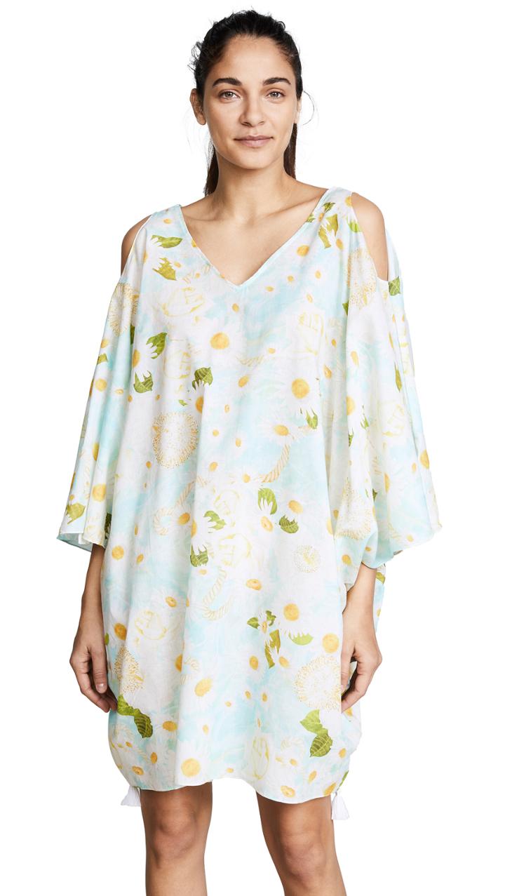 Isolda Open Shoulder Caftan