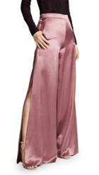 Cushnie Et Ochs High Waisted Wide Leg Pants With Side Slits