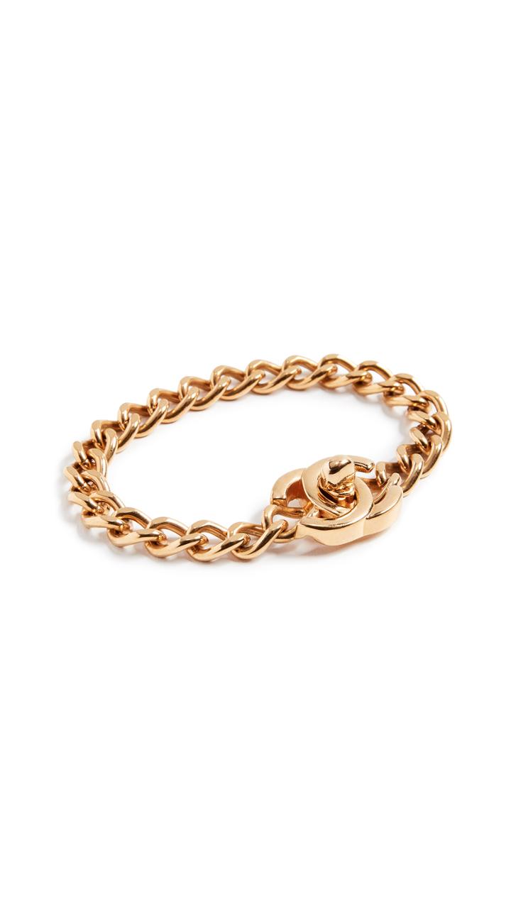 What Goes Around Comes Around Chanel Turn Lock Bracelet