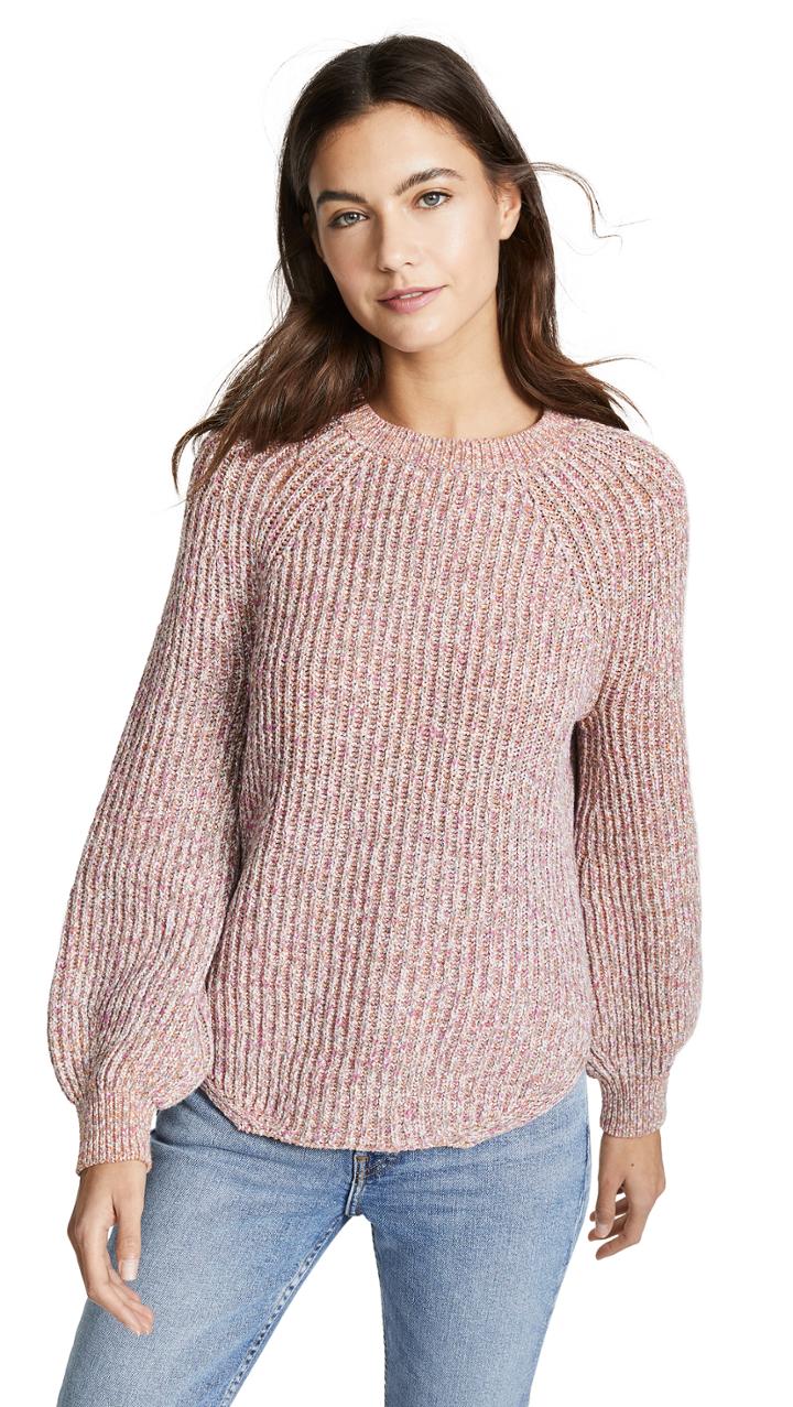 Frame Marled Crew Sweater