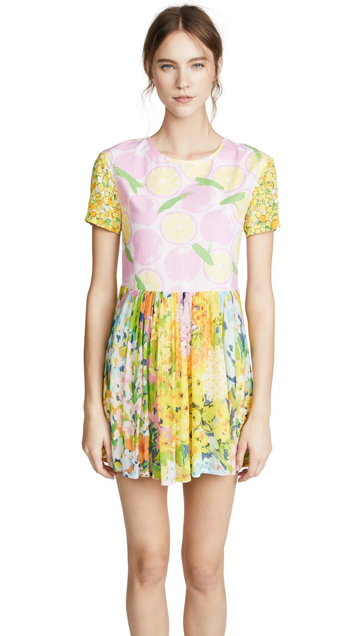 Boutique Moschino Short Sleeve Floral Dress