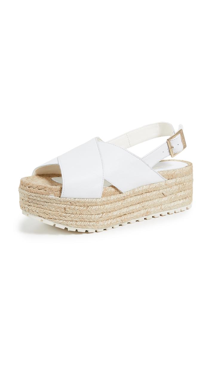 Paloma Barcelo Guaria Flatform Espadrille Sandals