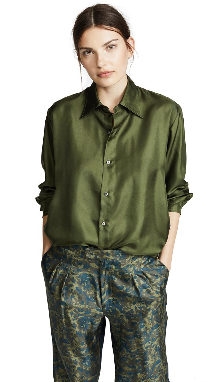 La Prestic Ouiston Aligre Button Down Top