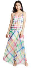 Mira Mikati Rainbow Check Cami Dress