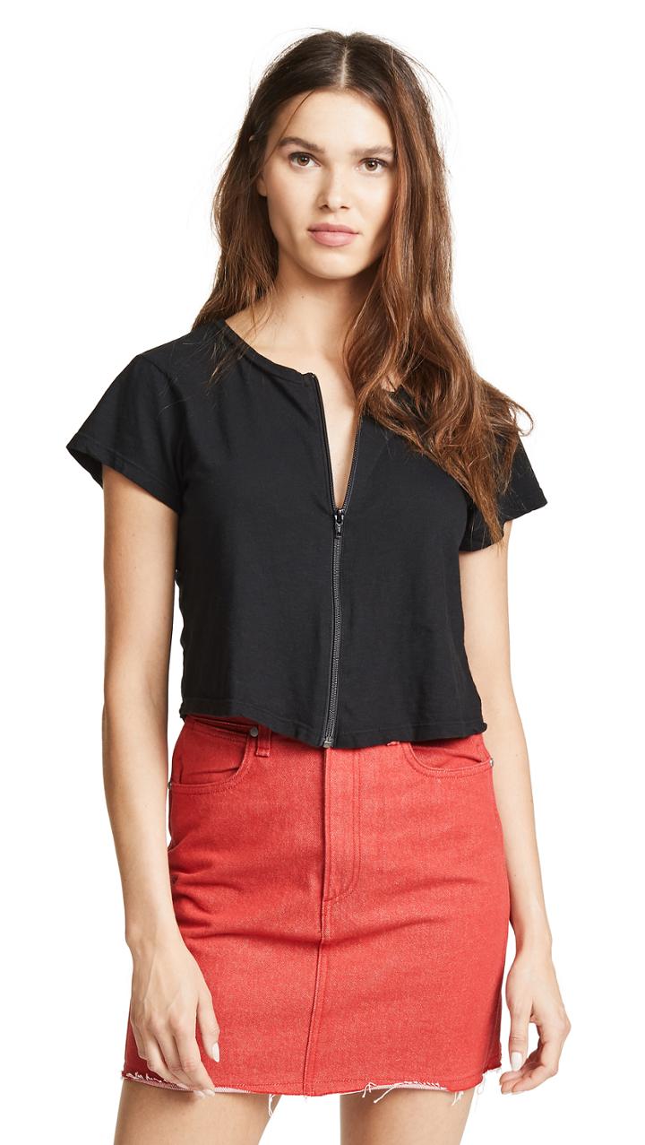 Lna Cort Zip Up Tee