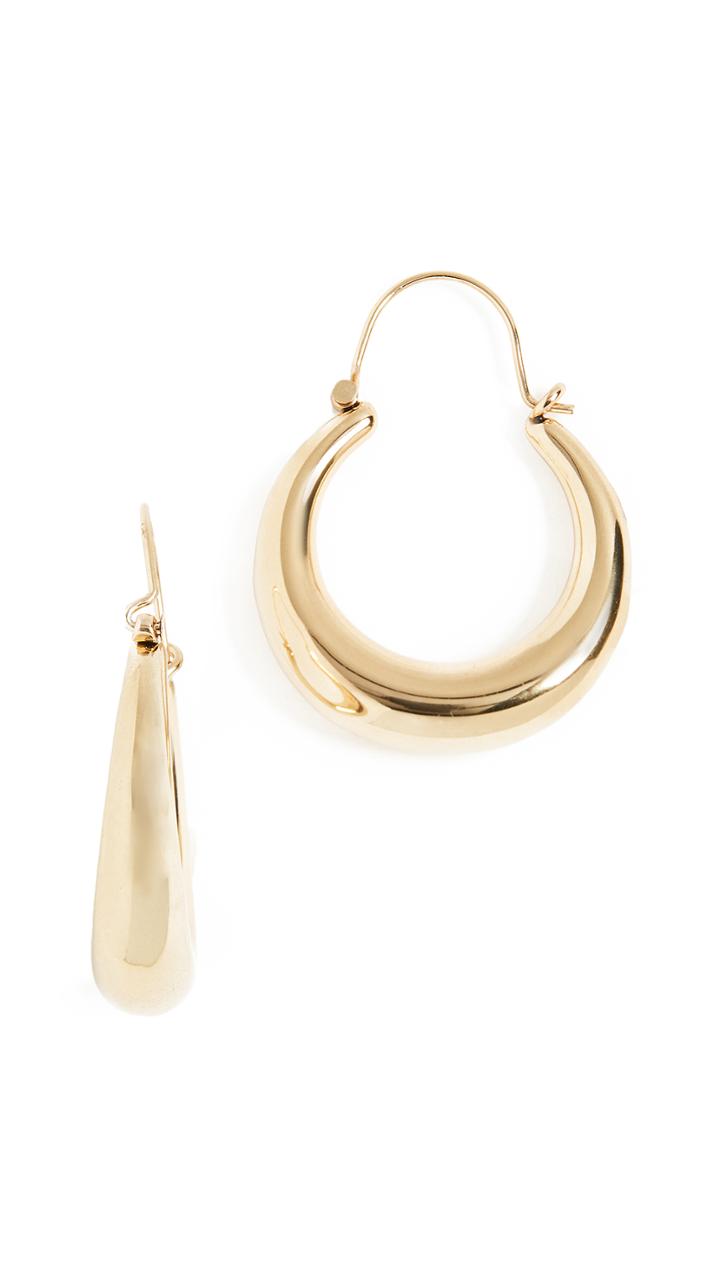 Luv Aj Martina Tube Hoop Earrings