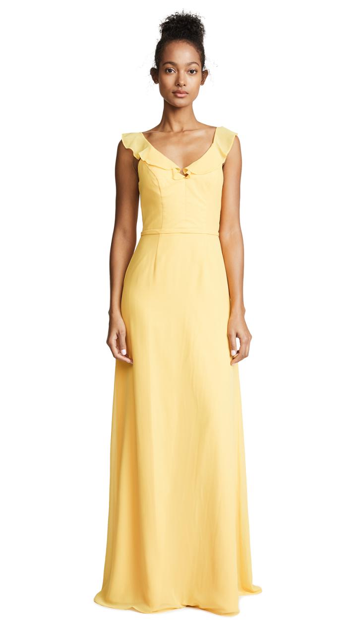 Monique Lhuillier Bridesmaids Keira Gown