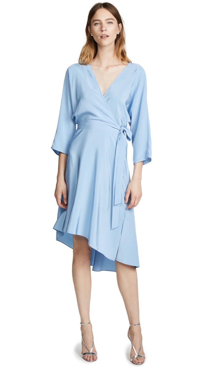 Diane Von Furstenberg Asymmetrical Hem Dress