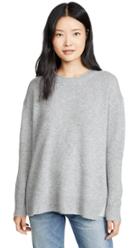 James Perse Oversized Crew Neck Cashmere Sweater