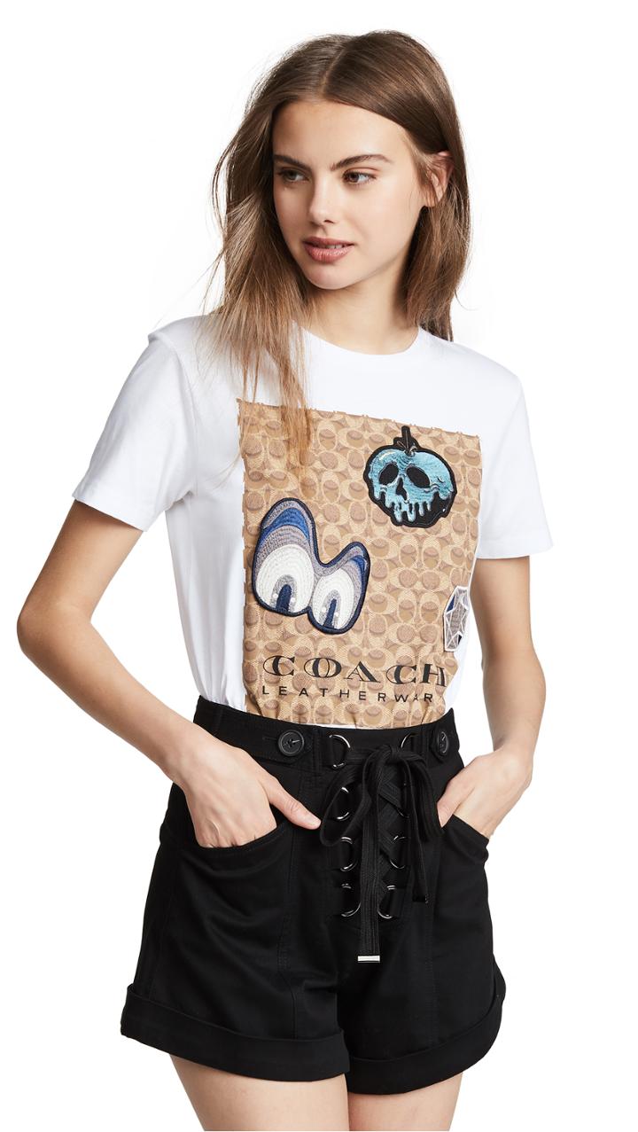 Coach 1941 Signature T Shirt With Patches