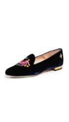 Charlotte Olympia Capricorn Embroidered Flats