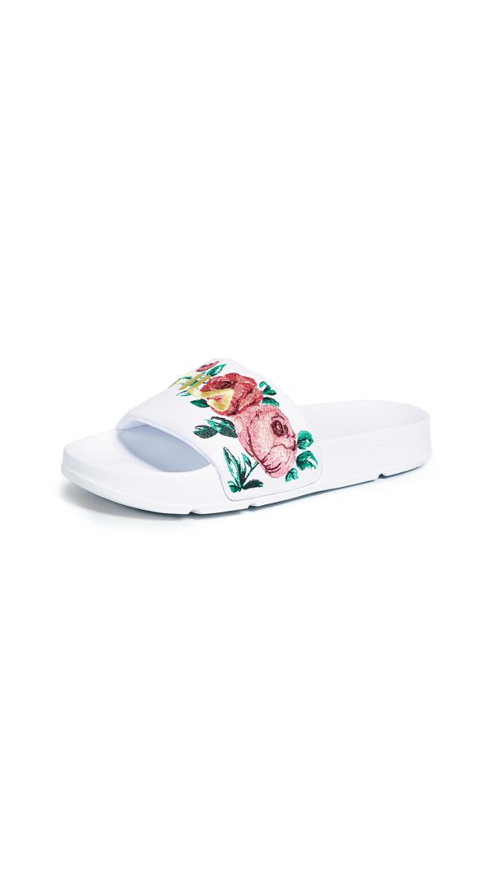 Fila Drifter Embroidery Slides