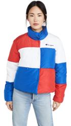 Champion Premium Reverse Weave Colorblock Puff Jacket