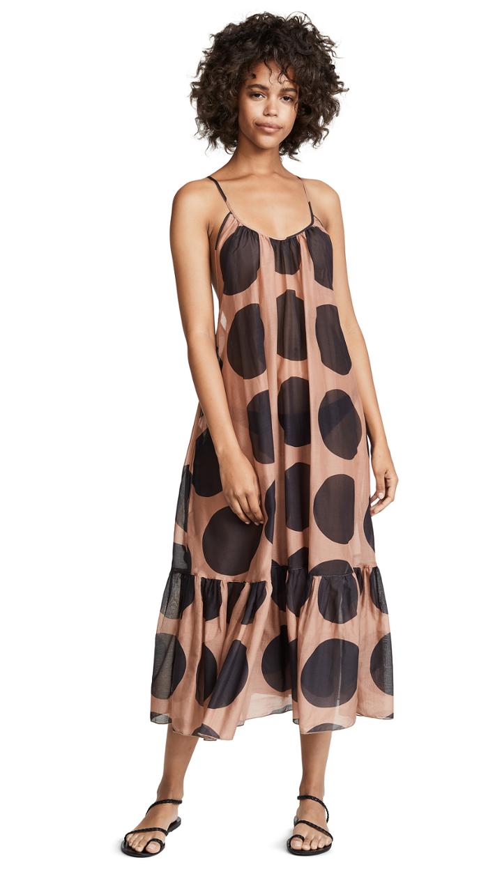 Stella Mccartney Ballet Polka Dot Maxi Dress