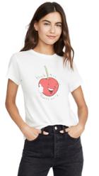 Agolde Thank You Cherry Much Baby Tee