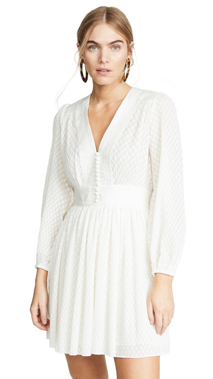 Zimmermann Plisse Short Dress