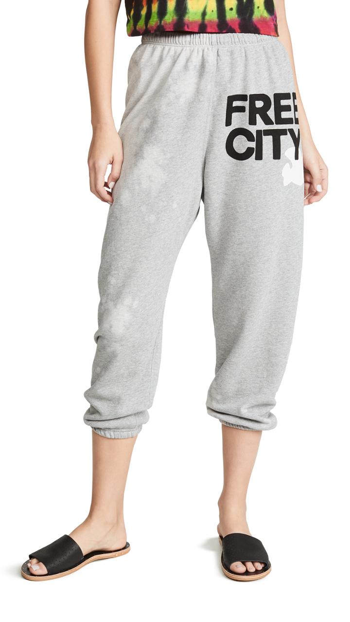 Freecity Heather Superfluff Bleachout Sweatpants