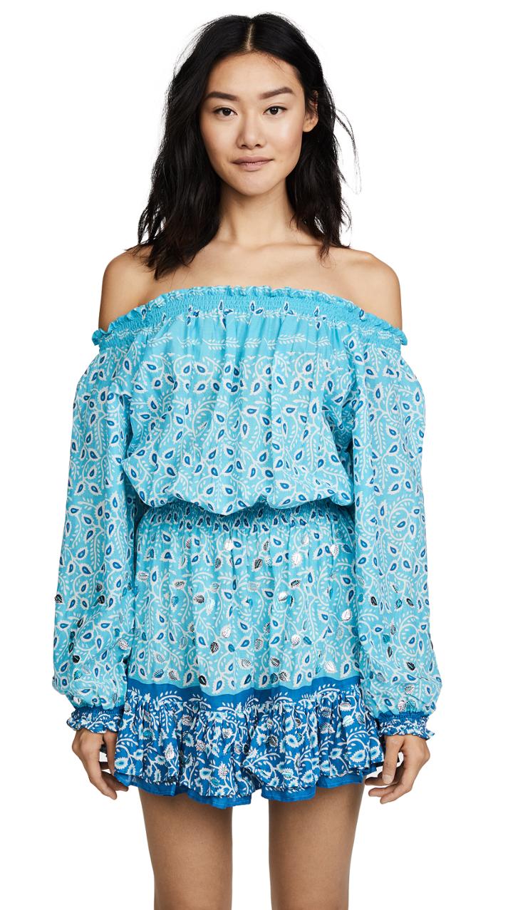 Juliet Dunn Off The Shoulder Mini Dress