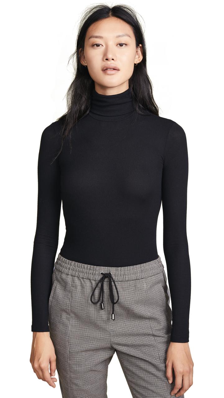 Atm Anthony Thomas Melillo Micromodal Rib Turtleneck