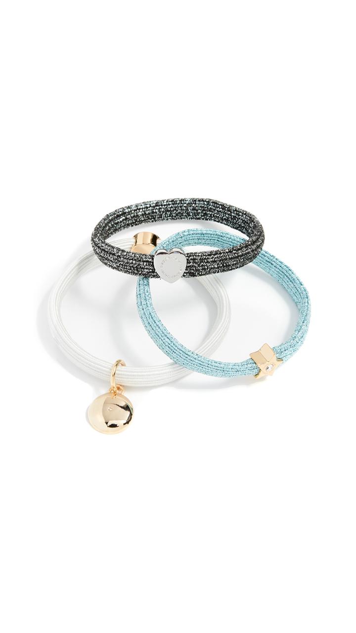 Marc Jacobs Logo Hair Pony Hair Tie Set