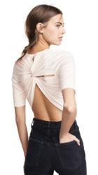 Dion Lee Cropped Twist Back Tee