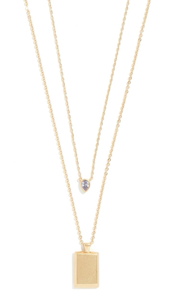Madewell Layered Pendant Necklace