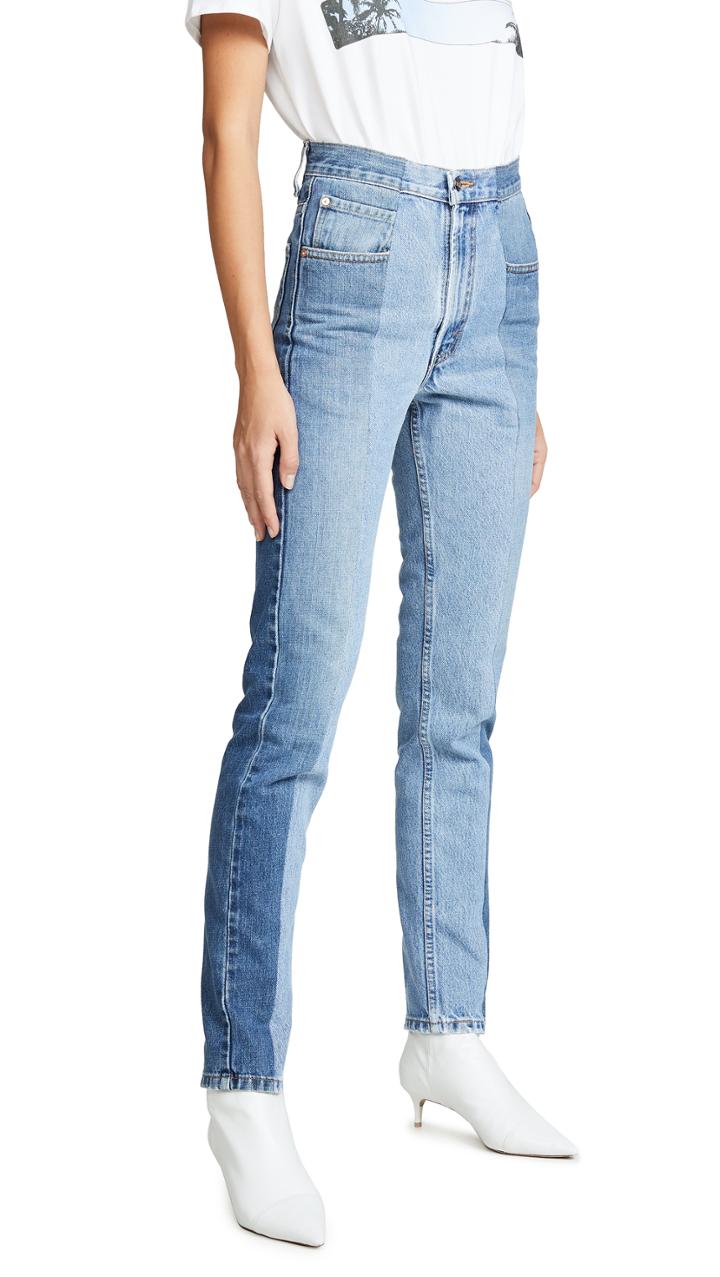 E L V Denim The Twin Straight Leg Jeans