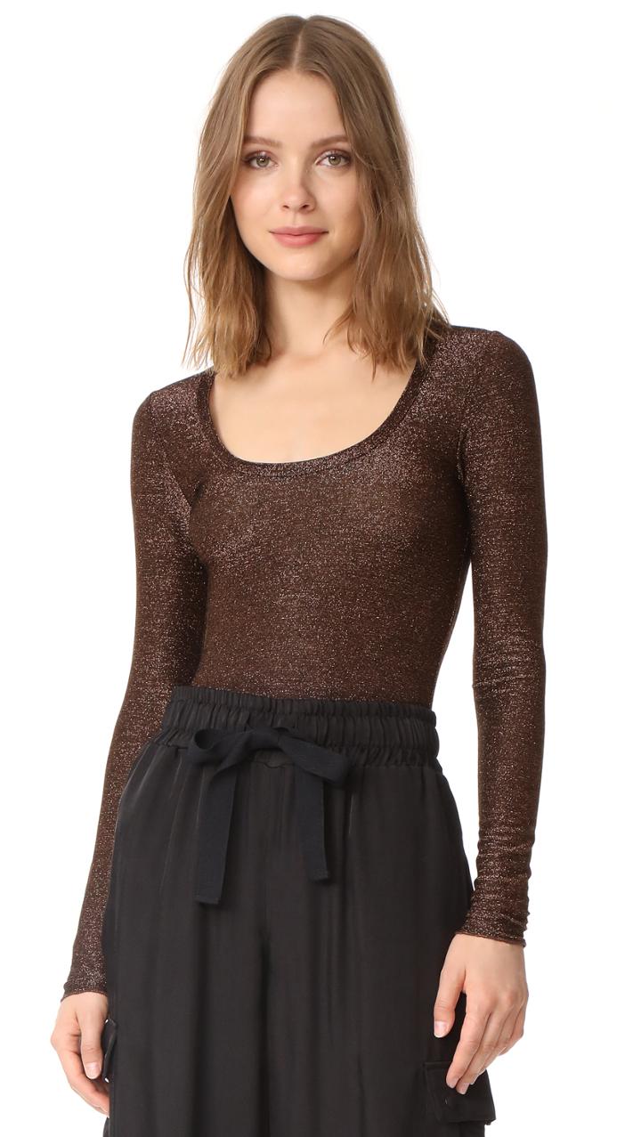 Otto D Ame Malaga Lurex Top