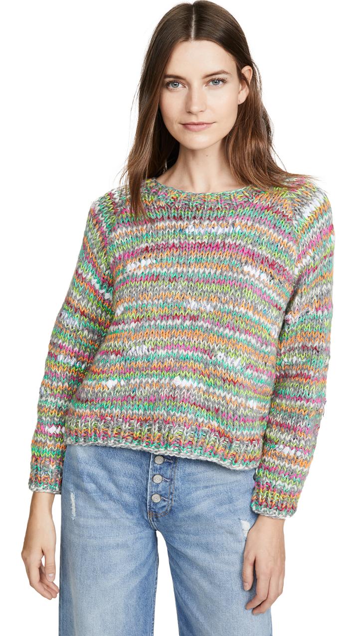 Michaela Buerger Cropped Alpaca Sweater