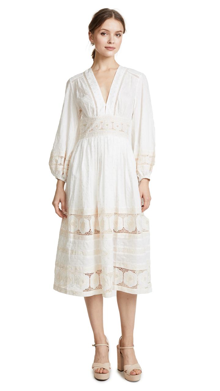 Zimmermann Kali Off Shoulder Swimsuit
