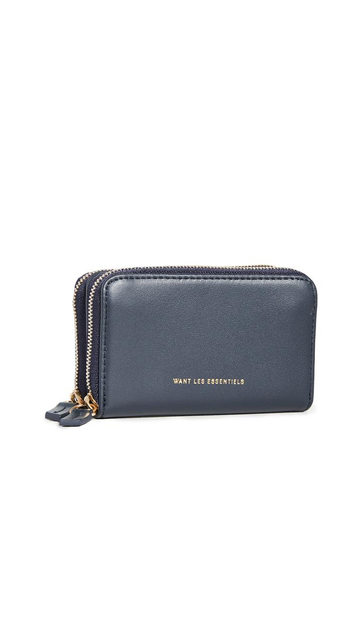 Want Les Essentiels Mini Petra Double Zip Card Holder