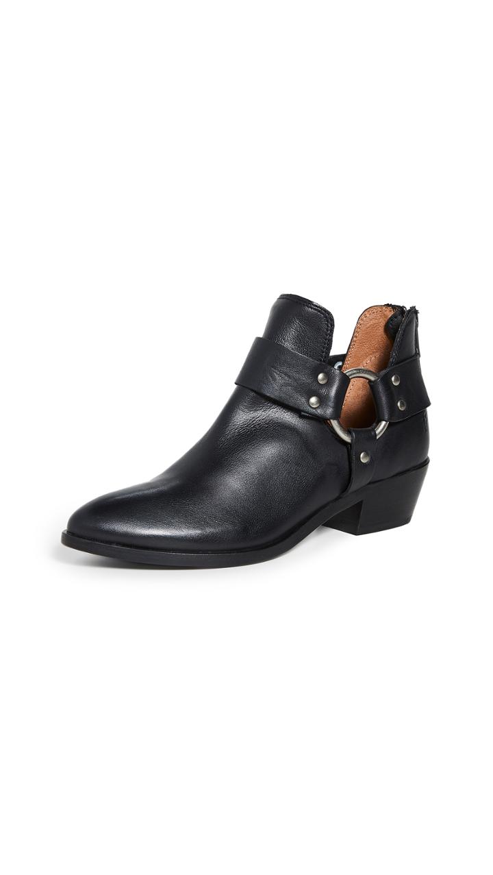 Frye Ray Harness Back Zip Booties