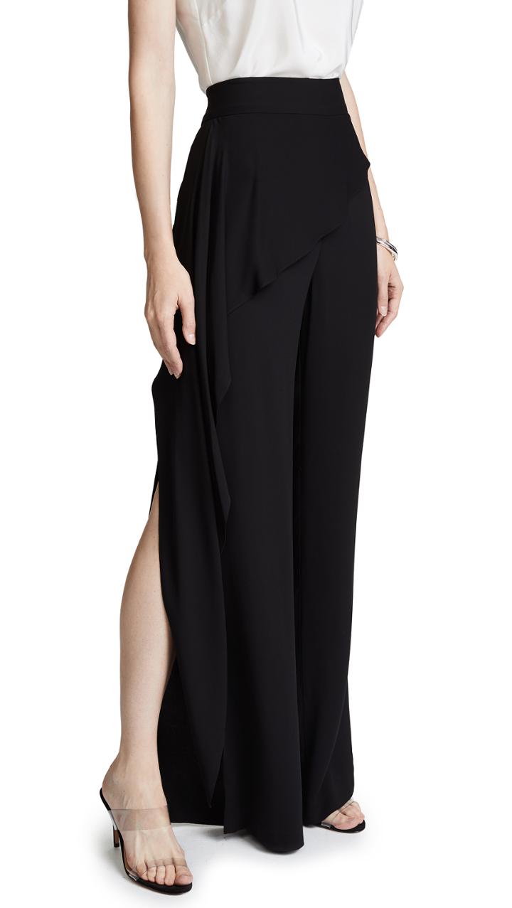 Michelle Mason Side Drape Pants