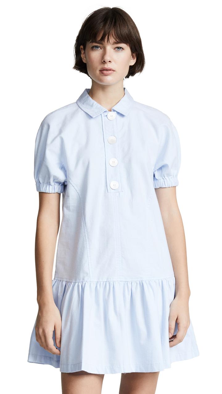 Opening Ceremony Box Pleat Collared Dress