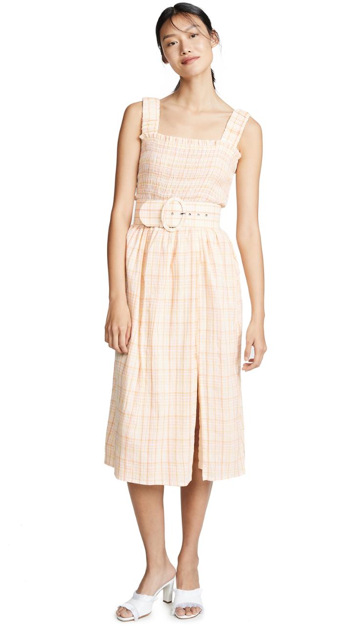 Nicholas Smocked Apron Dress