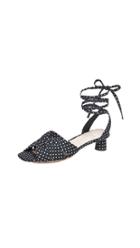 Loeffler Randall Leia Ankle Wrap Low Sandals