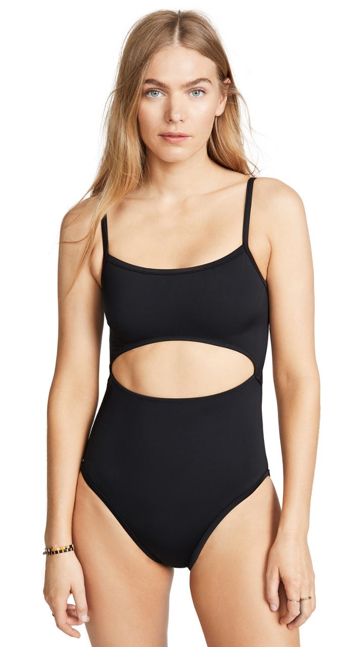 Madewell Second Wave Cutout One Piece Swimsuit