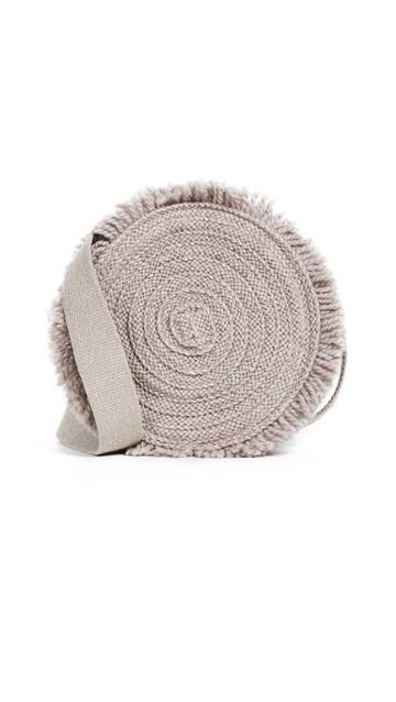 Caterina Bertini Woven Circle Crossbody Bag