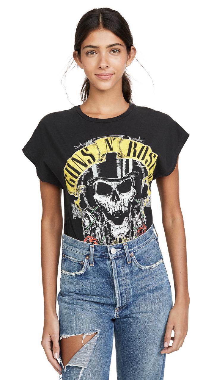 Alice Olivia Jeans Blake Curved Hem Tank
